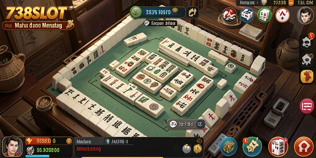 Screenshot main game Mahjong yang menarik dan penuh warna.