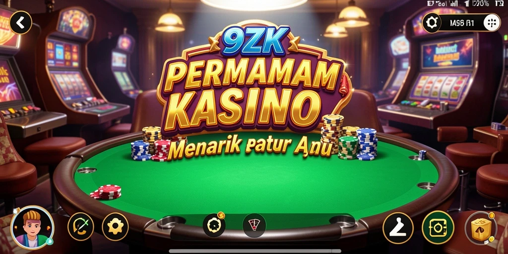 Gameplay menegangkan dan seru di 9ZK Kasino.