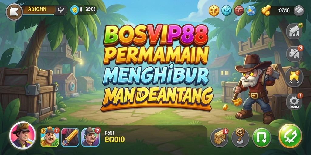 Tampilan gameplay BOSVIP88 yang menarik dan adiktif.