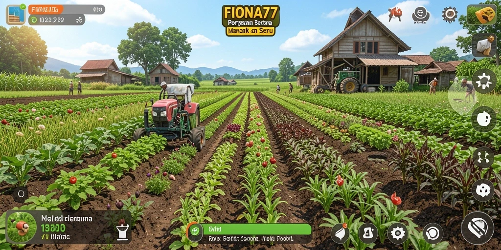 Tampilan gameplay menarik dalam FIONA77 yang mengasyikkan.