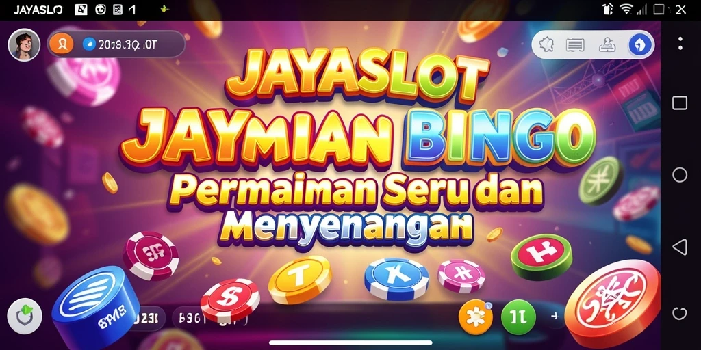 Tampilan gameplay JAYASLOT dengan berbagai pilihan Bingo yang menarik.