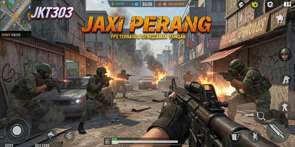Tangkapan layar menunjukkan aksi seru dalam gameplay FPS.