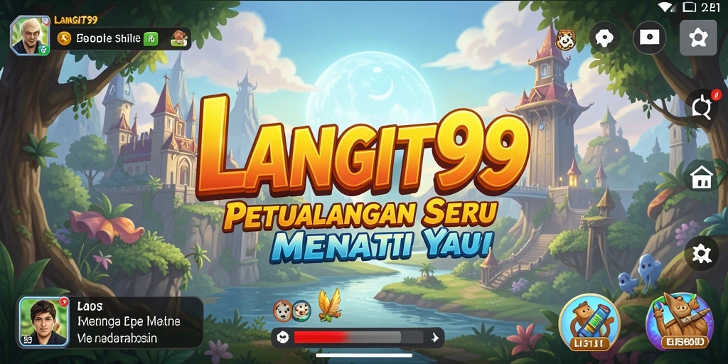 Tampilan epic dari permainan LANGIT99 dengan petualangan yang menantang.