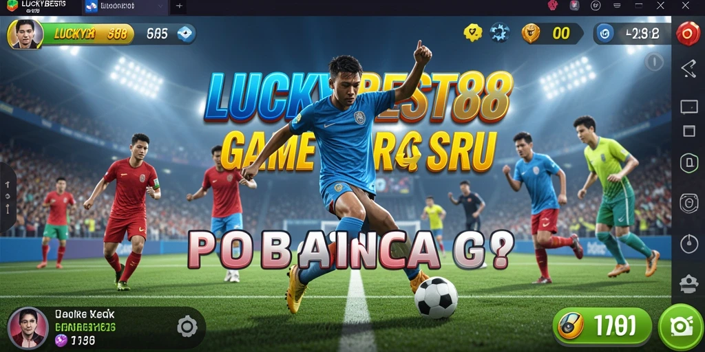 Tampilan antarmuka LUCKYBEST88 saat memainkan pertandingan olahraga yang mendebarkan.