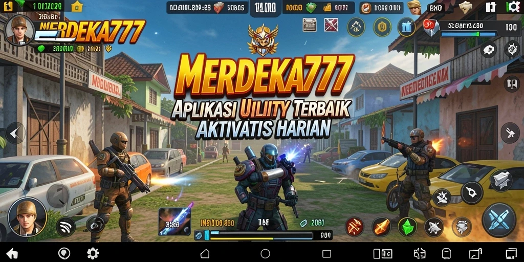 Tampilan antarmuka utama MERDEKA777 yang user-friendly dan fungsional.