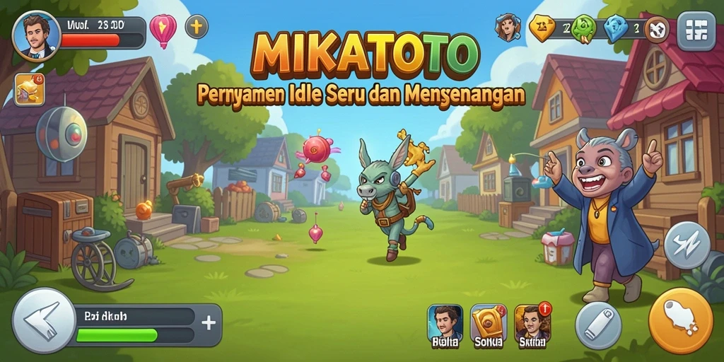Screenshot MIKATOTO menampilkan aksi gameplay Idle yang seru.