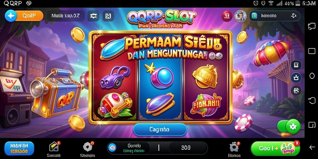 Tampilan gameplay Slot menarik dan seru di QQRP.