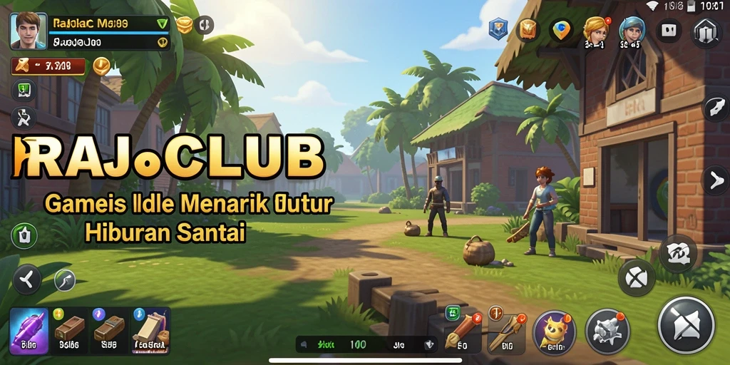 Tampilan gameplay RAJACLUB yang adiktif dan menyenangkan.