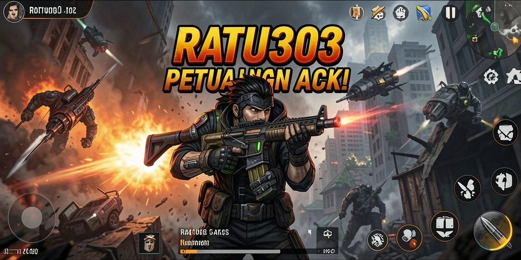 Screenshot gameplay RATU303 menampilkan aksi seru di lapangan pertempuran.