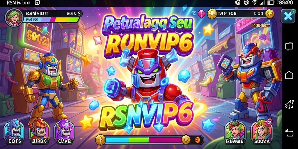 Screenshot gameplay RSNVIP6 menampilkan aksi seru di dalam dunia Arcade.