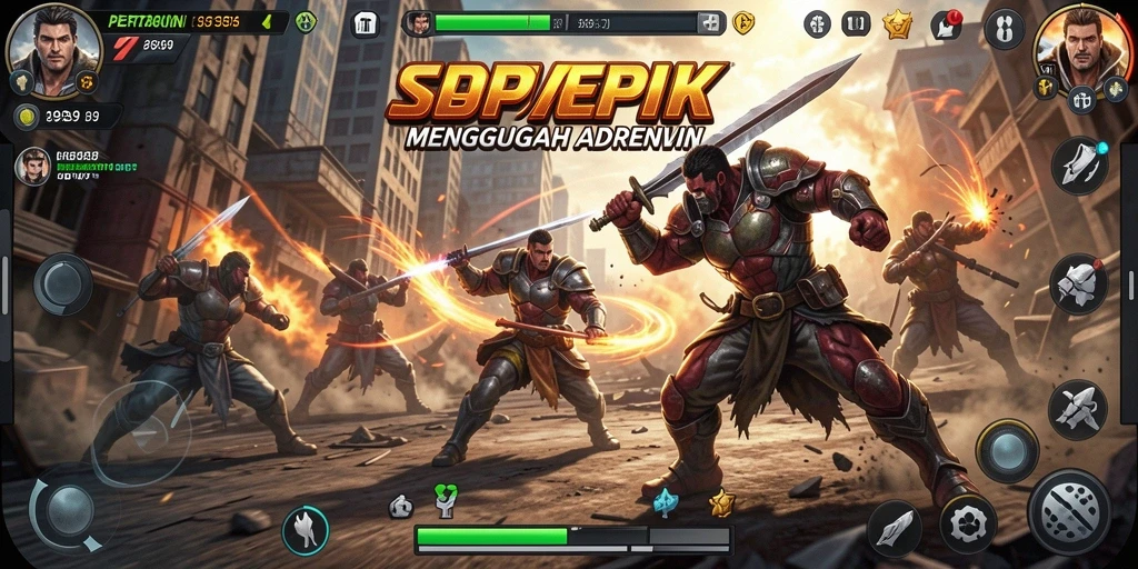 Screenshot gameplay S9S9 menampilkan momen pertarungan yang mendebarkan.