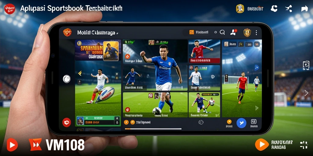 Tampilan gameplay Sportsbook yang menarik dan interaktif di VM108.